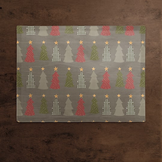 Tree Pattern Cotton Twill Placemat